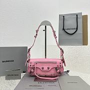 Fortok Balenciaga Le Cagole Sling Bag in Pink 92851 29x4.5×14cm - 1