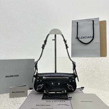 Fortok Balenciaga Le Cagole Sling Bag in Black 92851 29x4.5×14cm