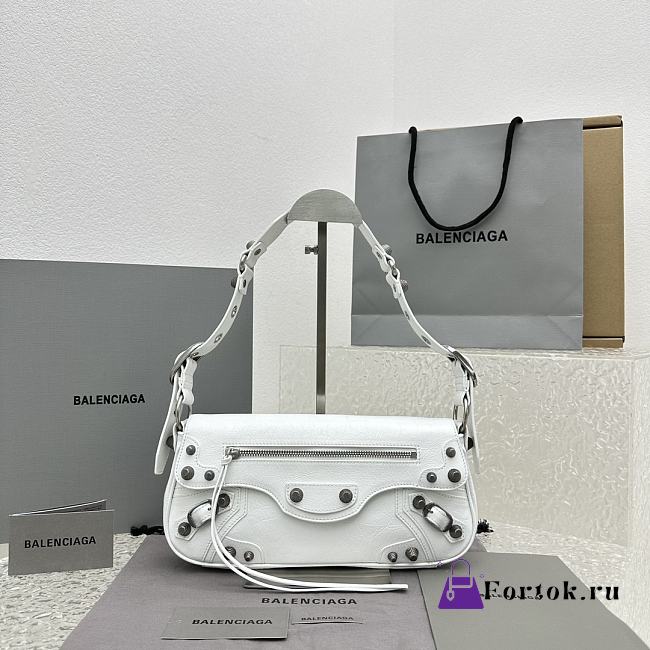 Fortok Balenciaga Le Cagole Sling Bag in White 92851 29x4.5×14cm - 1