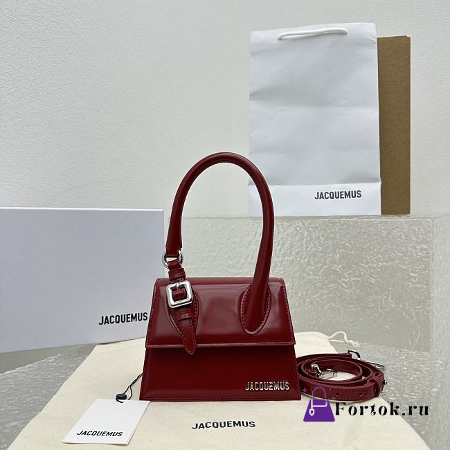 Fortok Jacquemus Le Chiquito Bag in Red 18x15.5x8cm - 1