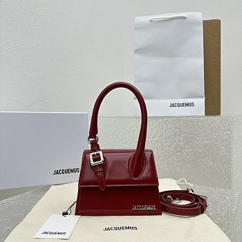 Fortok Jacquemus Le Chiquito Bag in Red 18x15.5x8cm