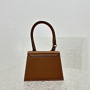 Fortok Jacquemus Le Chiquito Bag in Brown 18x15.5x8cm - 5