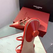 Fortok Valentino Heel Slippers in Red - 6