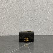 Fortok Celine Triomphe Wallet in Tan 100652 9.5x7.5x3cm - 1