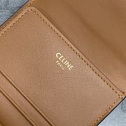 Fortok Celine Triomphe Wallet in Tan 100652 9.5x7.5x3cm - 2