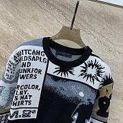 Fortok Louis Vuitton 23 Comic Jacquard Pullover Sweater - 5