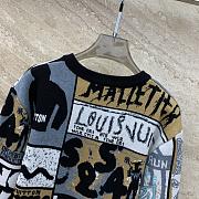 Fortok Louis Vuitton 23 Comic Jacquard Pullover Sweater - 3