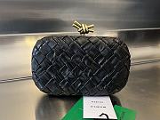 Fortok Bottega Veneta Knot Minaudière Clutch Black 19x11.5x5cm - 1