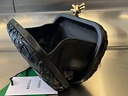 Fortok Bottega Veneta Knot Minaudière Clutch Black 19x11.5x5cm - 2