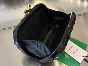Fortok Bottega Veneta Knot Minaudière Clutch Black 19x11.5x5cm - 3