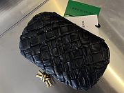 Fortok Bottega Veneta Knot Minaudière Clutch Black 19x11.5x5cm - 6