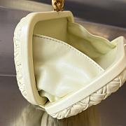 Fortok Bottega Veneta Knot Minaudière Clutch Cream 19x11.5x5cm - 3