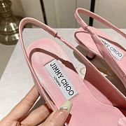Fortok Jimmy Choo Amita Flowers 45 Slingback Pumps in Pink - 2
