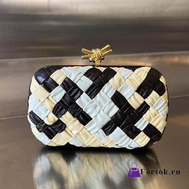 Fortok Bottega Veneta Knot Evening Clutch Bag 717622 20x12x5.5cm - 1
