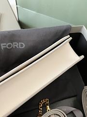 Fortok Tom Ford Shoulder Bag in White 16x10x4cm - 6