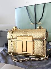 Fortok Tom Ford The Signature Should Bag in Gold 17x7x12cm - 5