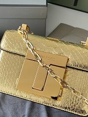 Fortok Tom Ford The Signature Should Bag in Gold 17x7x12cm - 3