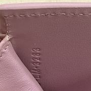 Fortok Celine Triomphe Wallet Pink 10D783 10,5x9cm - 6
