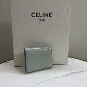 Fortok Celine Triomphe Wallet Light Grey 10D783 10,5x9cm - 6
