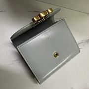 Fortok Celine Triomphe Wallet Light Grey 10D783 10,5x9cm - 3