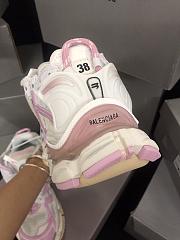 Fortok Balenciaga Runner Sneakers in Pink White  - 5