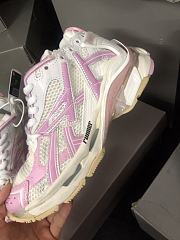 Fortok Balenciaga Runner Sneakers in Pink White  - 3