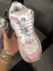 Fortok Balenciaga Runner Sneakers in Pink White  - 2