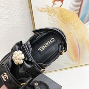 Fortok Chanel Velcro Sandals in Black - 2