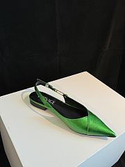 Fortok Versace Medusa Glass Slippers Green  - 2