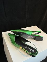 Fortok Versace Medusa Glass Slippers Green  - 5