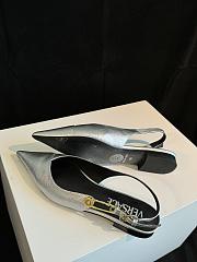 Fortok Versace Medusa Glass Slippers Silver - 2