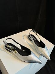 Fortok Versace Medusa Glass Slippers Silver - 3