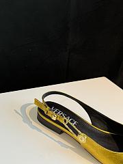 Fortok Versace Medusa Glass Slippers Gold - 2