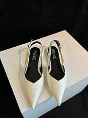 Fortok Versace Medusa Glass Slippers White - 1