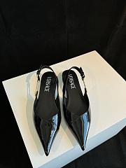 Fortok Versace Medusa Glass Slippers Black - 1