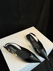 Fortok Versace Medusa Glass Slippers Black - 5