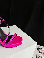 Fortok Versace Medusa Satin Sandals Pink  - 6