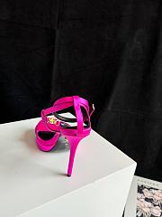 Fortok Versace Medusa Satin Sandals Pink  - 2
