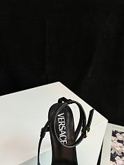 Fortok Versace Medusa Satin Sandals Black - 4