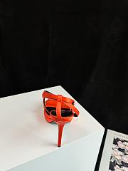Fortok Versace Medusa Satin Sandals Orange - 6