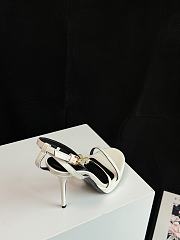 Fortok Versace Medusa Satin Sandals White - 3