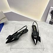 Fortok Prada Black Crystal-embellished Slingback Pumps - 2