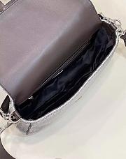 Fortok Fendi Sequin Paillettes Capretto Lucido Baguette Bag 27cm - 2