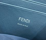 Fortok Fendi Baguette Bag With Gradient Blue Sequins 19x5x11cm - 4