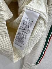 Fortok Gucci 24 Knitted Cardigan With GG Interlocking Embroidery - 6