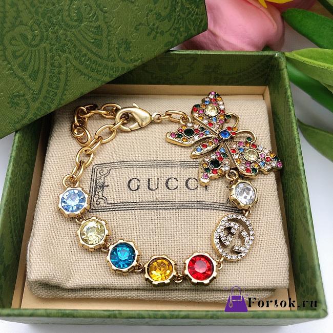 Fortok Gucci Colored Diamond Double G Bracelet - 1