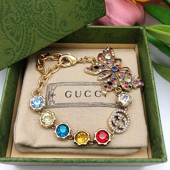 Fortok Gucci Colored Diamond Double G Bracelet