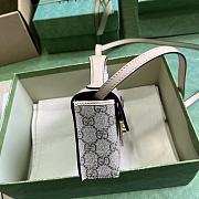 Fortok Gucci Metallic Padlock Light Pink Leather Bag With Horsebit Print 774342 10x18x5cm - 6