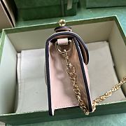 Fortok Gucci GG Matelasse Quilted Shoulder Bag Light Pink 724499 18x13x6.5cm - 6