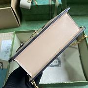 Fortok Gucci GG Matelasse Quilted Shoulder Bag Light Pink 724499 18x13x6.5cm - 5
